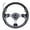Silver Gray, variant on 10L0L Golf Cart Steering Wheel for EZGO TXT RXV, Club Car DS Precedent, Yamaha G29 Drive and Others - Brown