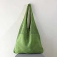 thumbnail image 4 of Ediodpoh Women Spring Summer Portable Retro Hollow Knitted Handheld One Shoulder Vest Bag Green, 4 of 4