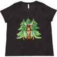thumbnail image 3 of Inktastic Alaska Moose and Trees Women's Plus Size T-Shirt, 3 of 5