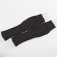 thumbnail image 5 of Dyfzdhu Women Fashion Knitted Arm Sleeve Fingerless Winter Gloves Soft Warm Mitten Dark Gray, 5 of 5