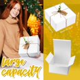 thumbnail image 2 of Juego de 8 cajas de regalo de papel blanco Critiin, 20 x 20 x 10 cm, 2 of 7