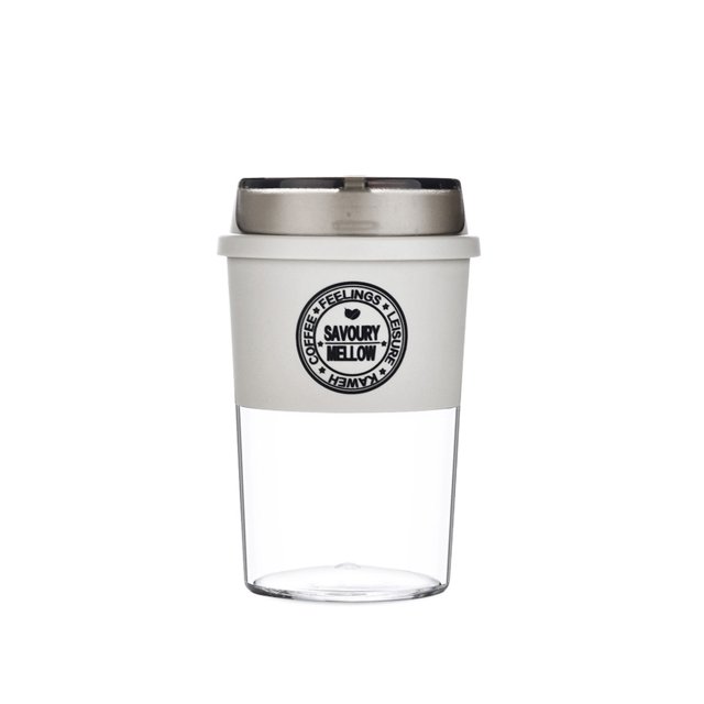 Botella de agua 300ml Oficina Deporte Gimnasio Fitness Anti-Scalding Adultos Taza de café Portátil Plastic Tea Leche Taza de beber Regalo DIYOO HA059524-04B