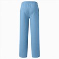 thumbnail image 4 of TAmten Boy Pants Size 10-12 Boys Baggy Sweatpants Open Bottom Straight Wide Leg Athletic Joggers Casual Drawstring Elastic Waist Sweat Pants with Pockets(Sky Blue,13-14 Years), 4 of 5