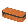 thumbnail image 2 of Goofa Orange Glitter Pattern Pencil Case, Multi- Slot Pencil Pouch, Portable Pencil Bag, Pen Case for& Office, 2 of 9