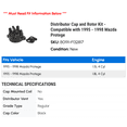 thumbnail image 2 of Distributor Cap and Rotor Kit - Compatible with 1995 - 1998 Mazda Protege 1996 1997, 2 of 2