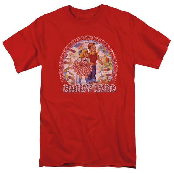 Candy Land Candy Land S/S Adult 18/1 T-Shirt Red