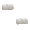 thumbnail image 1 of Yuarrent Manta de punto voluminosa para mascotas y mantas DIY, cojines, soporte de hilo para proyectos de artesanía, tejido voluminoso blanco Blanco 500g 2Conjunto, 1 of 6