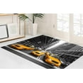thumbnail image 3 of Taxi of New York Rug, Office Rug, New York Rug, Landscape Rugs, Large Rug, Gift For Him, Classic Rug, Pattern Rug, Gift For Her, Yellow Rug, 2.3'x3.3' - 70x110 cm, 3 of 5