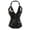 Black, variant on Steampunk Corset Bustier Top Retro Gothic Punk Plus Size Halloween Costume Women Basques Pirate Black XL
