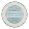 thumbnail image 2 of Jill Zarin Uptown Collection Area Rug - Yorkville (8' Round Turquoise/Ivory), 2 of 6