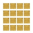 thumbnail image 1 of BRIGHTFUFU Papel de envoltura de grado alimenticio de hojalata dorada de 300 piezas Papel de aluminio delicado para dulces de té (estilo de grano de cáscara de naranja dorada), 1 of 7