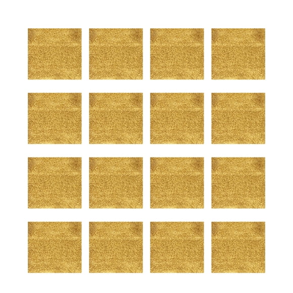 300PCS Gold Tin Foil Food Grade Wrapping Paper Delicate Aluminium-foil Paper for Tea Candy (Golden Orange Peel Grain Style)