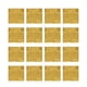 thumbnail image 1 of Papel de envoltura de grado alimenticio de hojalata dorada de 300 piezas Papel de aluminio delicado para dulces de té (estilo de grano de cáscara de naranja dorada), 1 of 5
