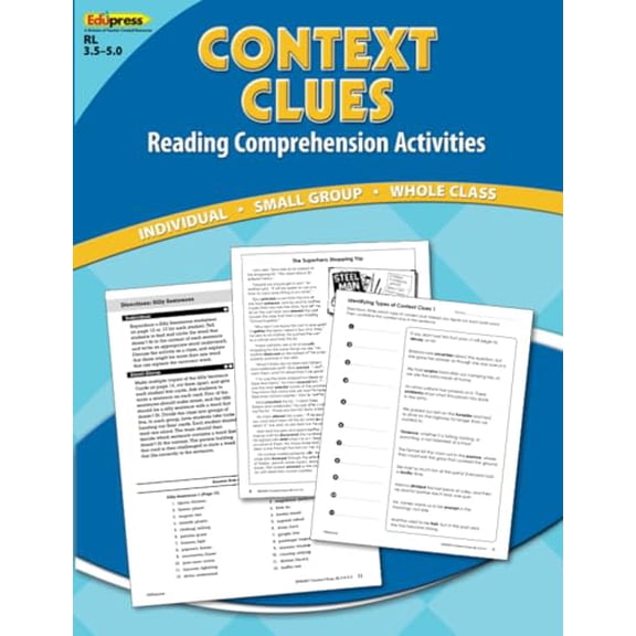 Pre-Owned Context Clues: Reading Comprehension Activities (Paperback) 1564721574 9781564721570