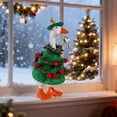 thumbnail image 2 of Bfogop Christmas Mini Desk Goose Outfit 7 Inch Silly Goose Statue Costume Mini Hat and Xmas Clothes Winter Christmas Table Key Holder Decor for Magnetic Duck Statue Desk Key Holder Decor, 2 of 6