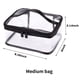 thumbnail image 2 of Bolsa de cosméticos Louise Maelys transparente impermeable con asa, 2 of 5