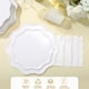 thumbnail image 3 of Suministros de fiesta Ziliny, 350 unidades, desechables, blancos, para 50 invitados, 3 of 6