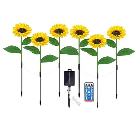 

Kojanyu Outdoor Solar Sunflower 8led Ground Light Courtyard Light Outdoor Light Clearance