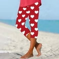 thumbnail image 3 of Mujeres Pantalones de Yoga Elástico Casual Impreso Capris, Alta Cintura Pantalones de Yoga Capri Mujeres para Toda la Temporada, 3 of 4