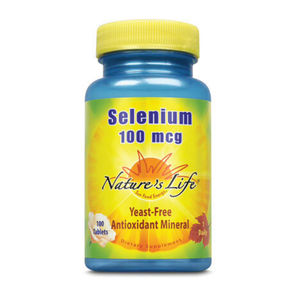 Nature's Life Selenium 100 mcg | No Yeast, Antioxidant Mineral Dietary ...