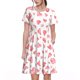 thumbnail image 1 of Disketp Hearts para Vestido de Manga Corta para Mujeres, Vestidos de Verano para Mujeres, Casual y Holgado para la Playa, 1 of 6