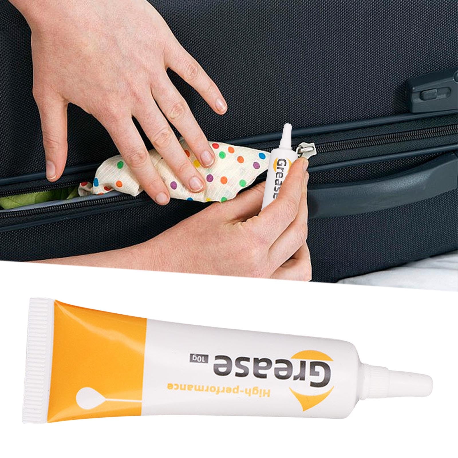 2pack Zipper Lube Snap and Zipper Lubricant, Zipper Lubrication Wax, 10g  Repair Kit, Smooths Stuck Zippers, Long-lasting Protection, Perfect for  Clothes, Luggage, and Tents 1pack/0.3 oz