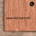 thumbnail image 6 of Jaipur Art And Craft Handmade Rectangle Jute Area Rug Reversible Braided Carpet (4x6 Sq ft), 6 of 6
