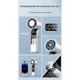 thumbnail image 2 of Handheld Fan Usb Charging Adjustable Speed Digital Display Fan,C, 2 of 5
