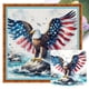 thumbnail image 1 of Kit Punto Cruz Con Águila Impresa Hilo Algodón Ecológico Bordado 11CT Art40x40cm, 1 of 9