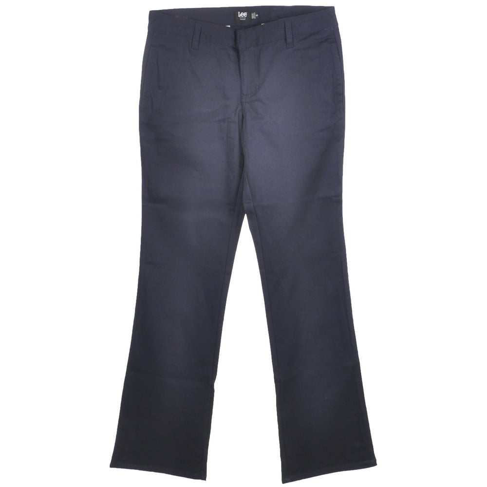 Lee Lee Uniforms Big Girls' Junior Bootcut Khaki Pants (Juniors