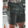 thumbnail image 4 of S SERENABLE 2 Shorts Built In Base Layer Short Pants Pocket Black XXL, 4 of 9