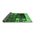 thumbnail image 2 of Ahgly Company Indoor Round Abstract Emerald Green Contemporary Area Rugs, 4' Round, 2 of 4