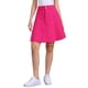 thumbnail image 1 of Faldas de mujer Inspire Chic de talle alto, en línea A, acampanadas, casuales, de mezclilla, color rosa intenso, 1 of 6