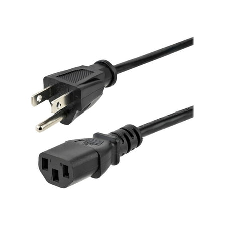 StarTech 6ft Standard Computer Power Cord - NEMA5-15P to C13
