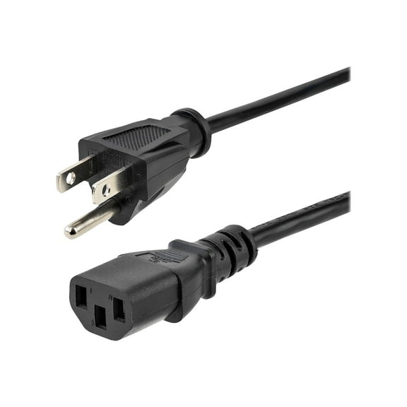 StarTech 6ft Standard Computer Power Cord - NEMA5-15P to C13
