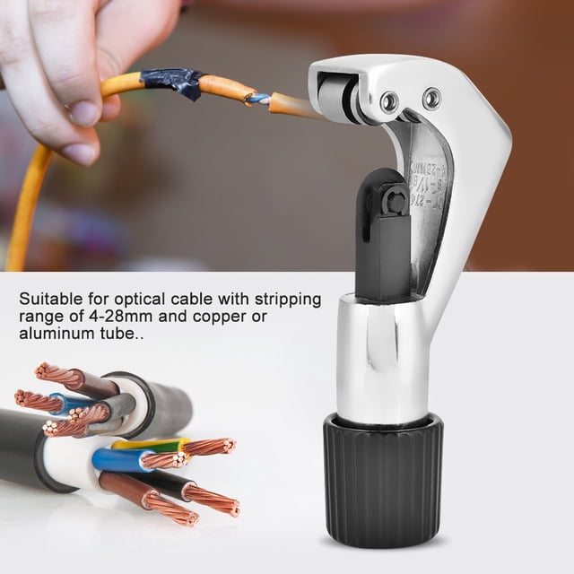 Wire Cutter, Wire Striper, Strong Durable Convenient Copper Tube For 4-28Mm Optical Cable