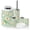 Color 1, variant on Bathroom Accessory Set 6 Piece with animal print Zebra ornament Seamless Toothbrush Holder, Soap Dispenser, Soap Dish, Trash Can with Lid, Toothbrush Cup, Toilet Brush Holder