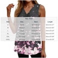 thumbnail image 2 of ZGRBOU Plus Size Floral Print Tank Tops for Women Summer Sleeveless V Neck T-Shirts Fashion Casual Loose Fit Tunics Shirts, 2 of 5