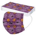 thumbnail image 3 of Masque Adulte Halloween Jetable Masque Facial Industriel 3 Plis Boucle d'Oreille, 3 of 7