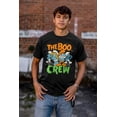 thumbnail image 4 of Spooky Halloween Smurfs The Boo Crew Men's Graphic T Shirt Tees Brisco Brands S, 4 of 6