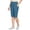 Chambray, variant on (2 pack) Turtle Bay New York Women’s Lightweight Denim Bermuda Shorts, Elastic Waist, Plus Sizes
