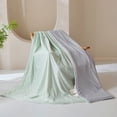thumbnail image 1 of Cooling Summer Quilt for Single Bed, 150 x 200 cm, Reversible Multicolor Polyester Thin Lightweight Blanket for Hot Weather, Breathable and Machine Washable, 1 of 6