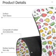 thumbnail image 4 of Yayeee Faucet Mat for Kitchen Sink 14.7" Diatomite Long Splash Guard Pad, Various Vegetables Pattern, 2 Pack, 4 of 7