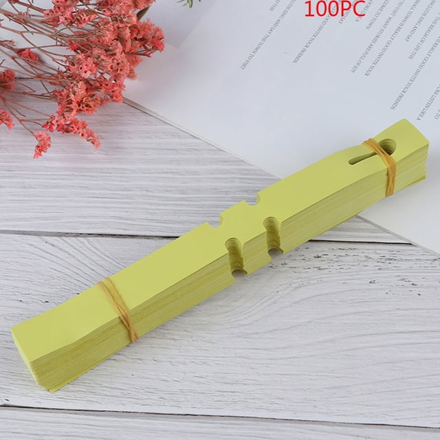Xihbxyly Etiquetas de Plástico para Jardín, Etiquetas Largas y Duraderas, Diseño Resistente, Reutilizables y Fáciles de Limpiar, Perfectas para Invernaderos, Bandejas y Plántulas. Juego de 100, Tamañ