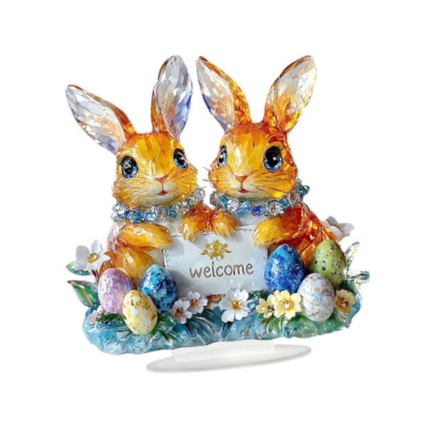Estatua de conejo de Pascua Strade Fareast Limited escultura decorativa figura centro de mesa Estilo A