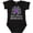 AB-Black, variant on Inktastic Cystic Fibrosis Awareness with Ribbon and Lungs Boys or Girls Baby Bodysuit