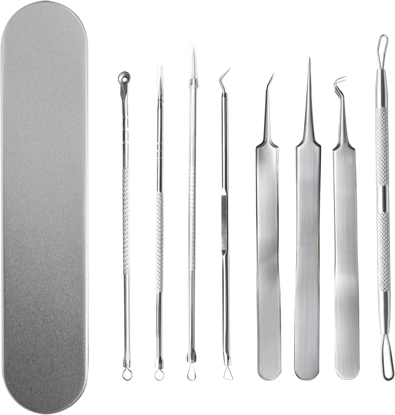 Blackhead Remover Tool Set Pimple Extractor Stainless Steel Pimple