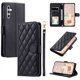 thumbnail image 3 of Funda de cuero a cuadros para Samsung Galaxy A55, A54, A53, A52, A35, A34, A25, A24, A23, A14, A15, A12, A16, 5G, con ranura para tarjetas, 3 of 5