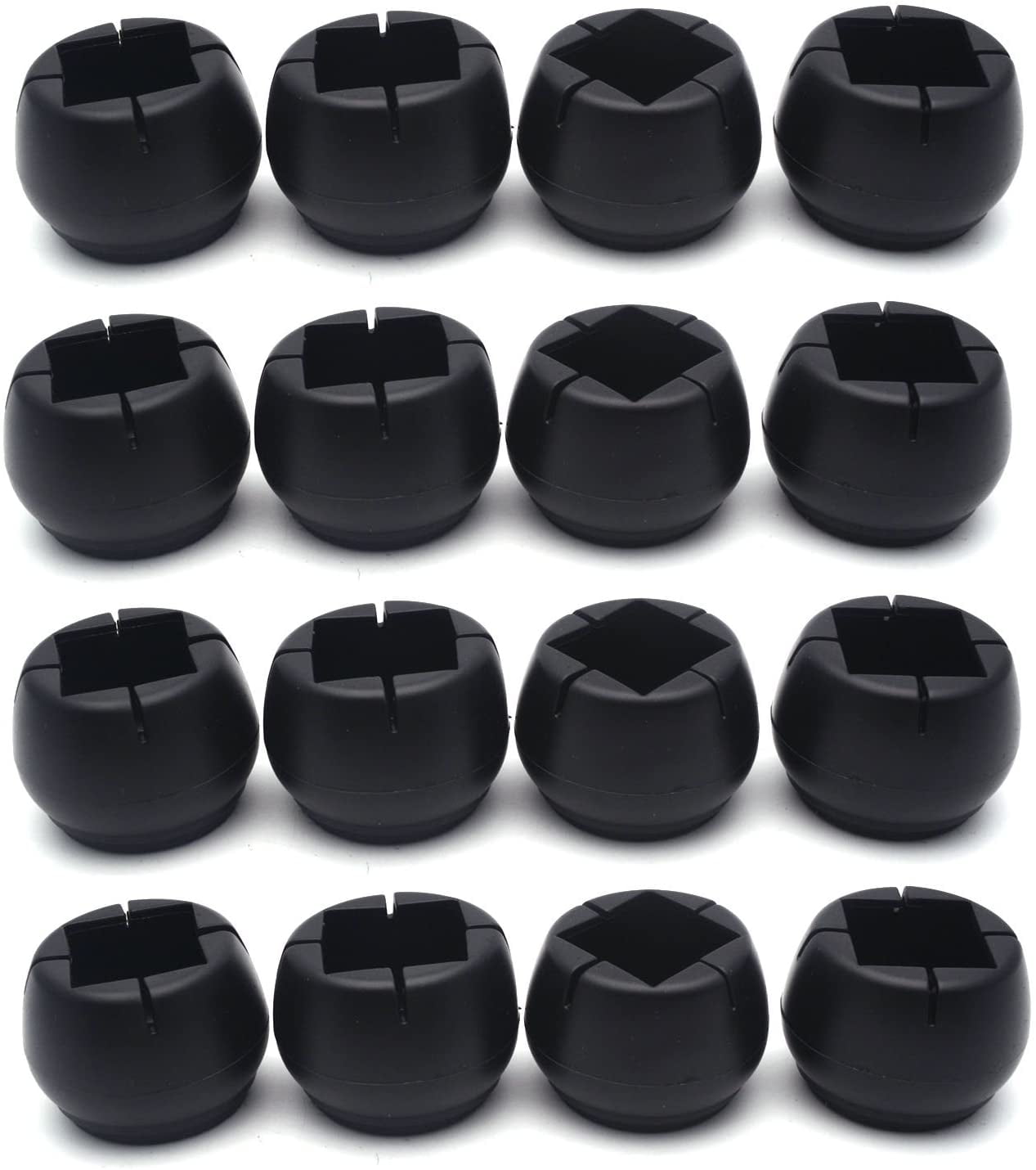 Details about   4-16Pcs Chair Leg Cap Rubber Feet Protector Pads Furniture Table Covers Round US 