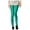 Green, variant on Efsteb Leggings for Women Casual Comfort High Waisted Elasticity Ninth Pants Show Thin Leggings Tummy Control Pink XL
